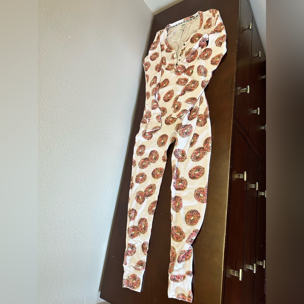 VS Pink Onesie Donut Pajamas
